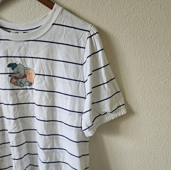 Disney Dumbo Womenn's Sweetly Striped Casual Trvel Shirt Size Large. - Picture 3 of 14